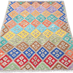 Chobi Kilim Rug - 195 cm x 152 cm