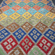 Chobi Kilim Rug - 195 cm x 152 cm