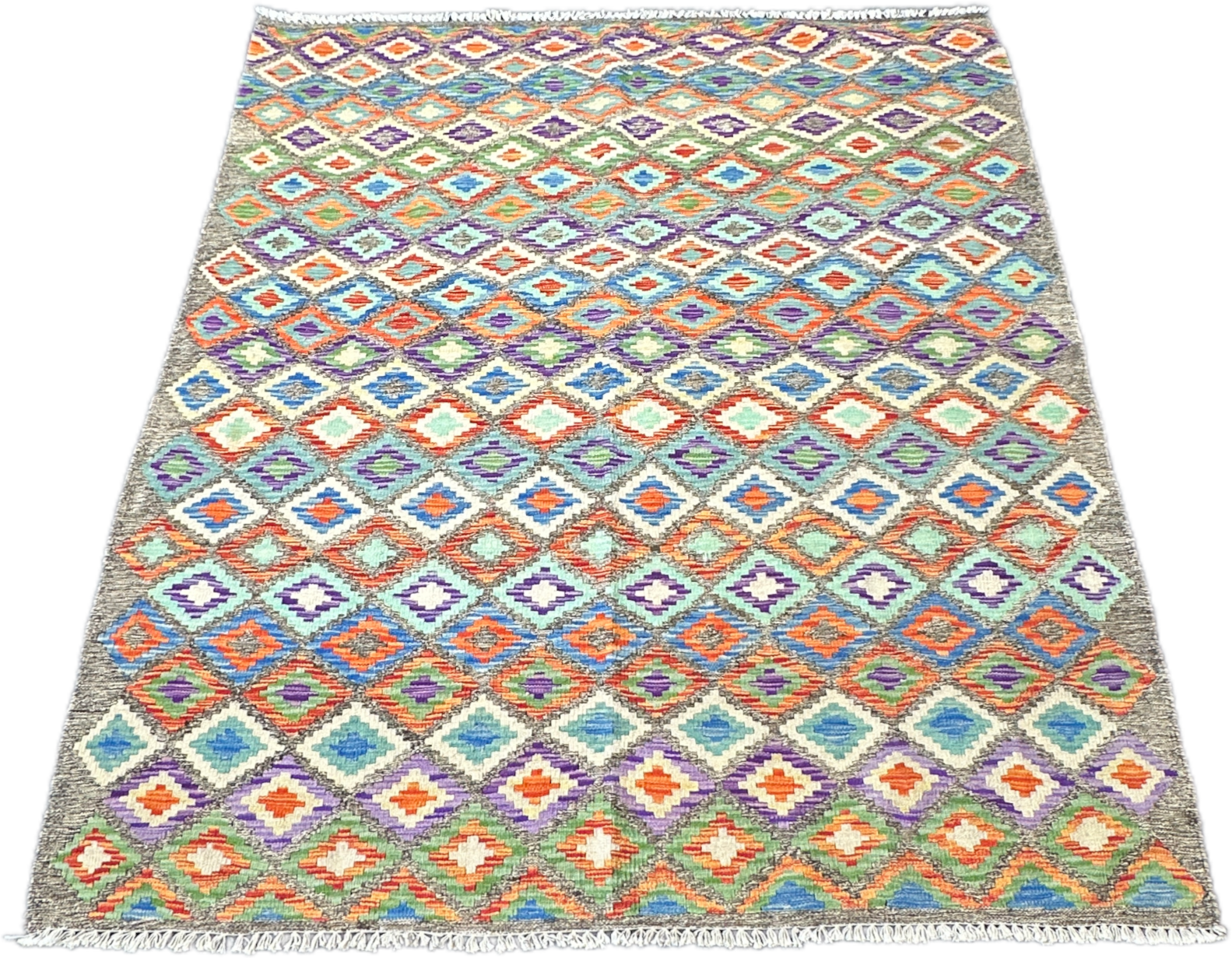 Chobi Kilim Rug - 200 cm x 158 cm