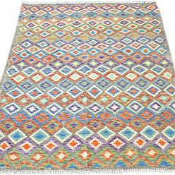 Chobi Kilim Rug - 200 cm x 158 cm