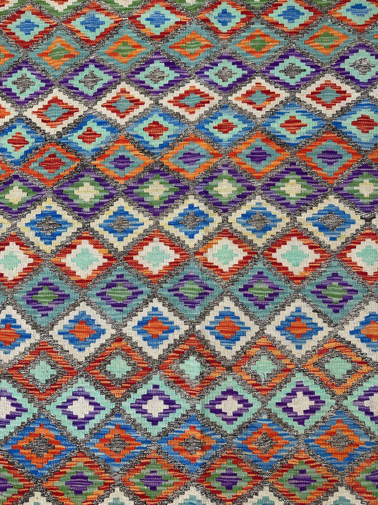 Chobi Kilim Rug - 200 cm x 158 cm