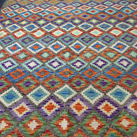 Chobi Kilim Rug - 200 cm x 158 cm