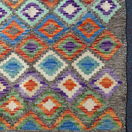 Chobi Kilim Rug - 200 cm x 158 cm