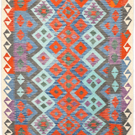 Chobi Kilim Rug - 178 cm x 124 cm