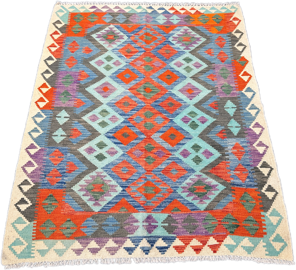 Chobi Kilim Rug - 178 cm x 124 cm