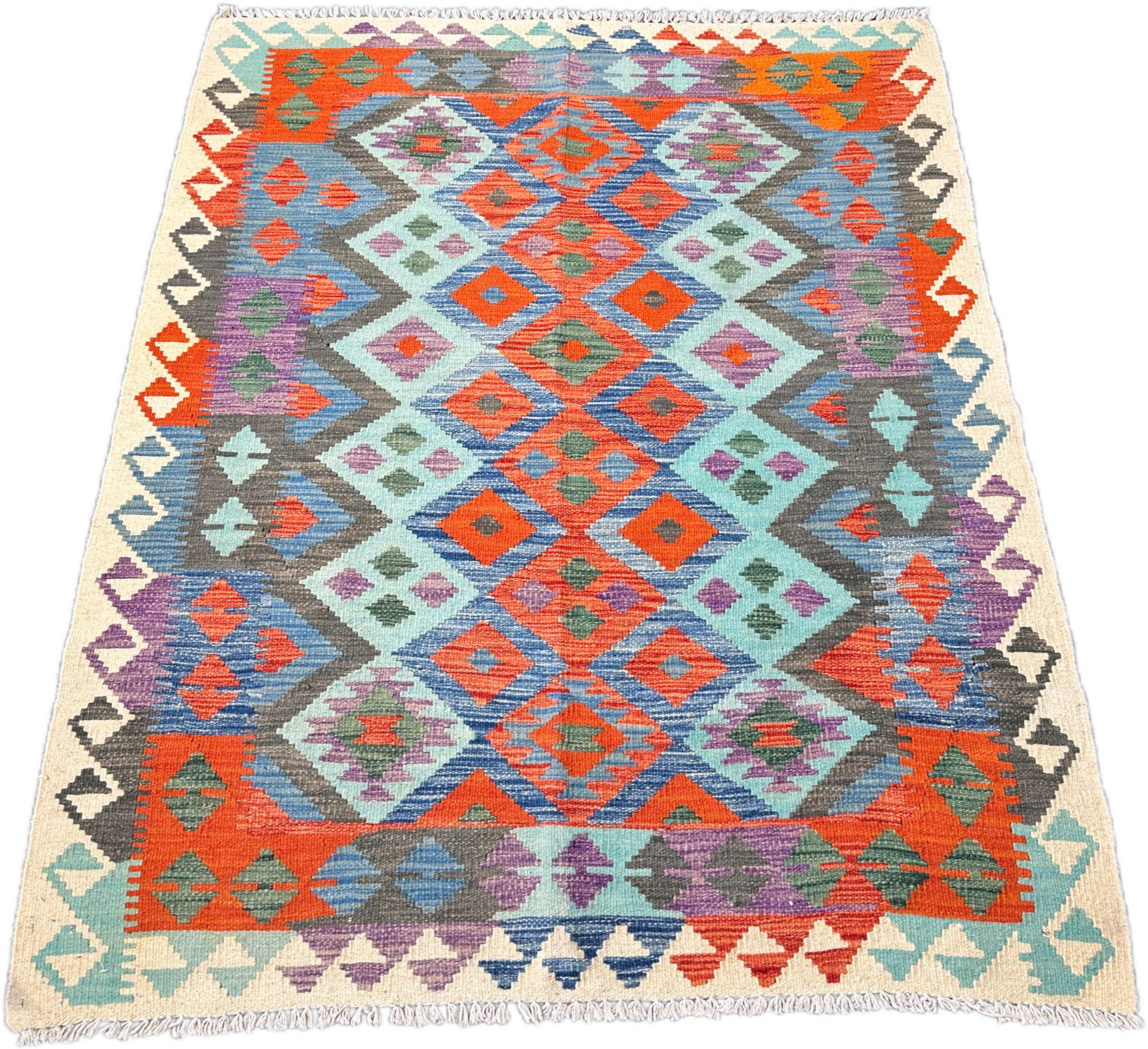 Chobi Kilim Rug - 178 cm x 124 cm
