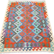 Chobi Kilim Rug - 178 cm x 124 cm
