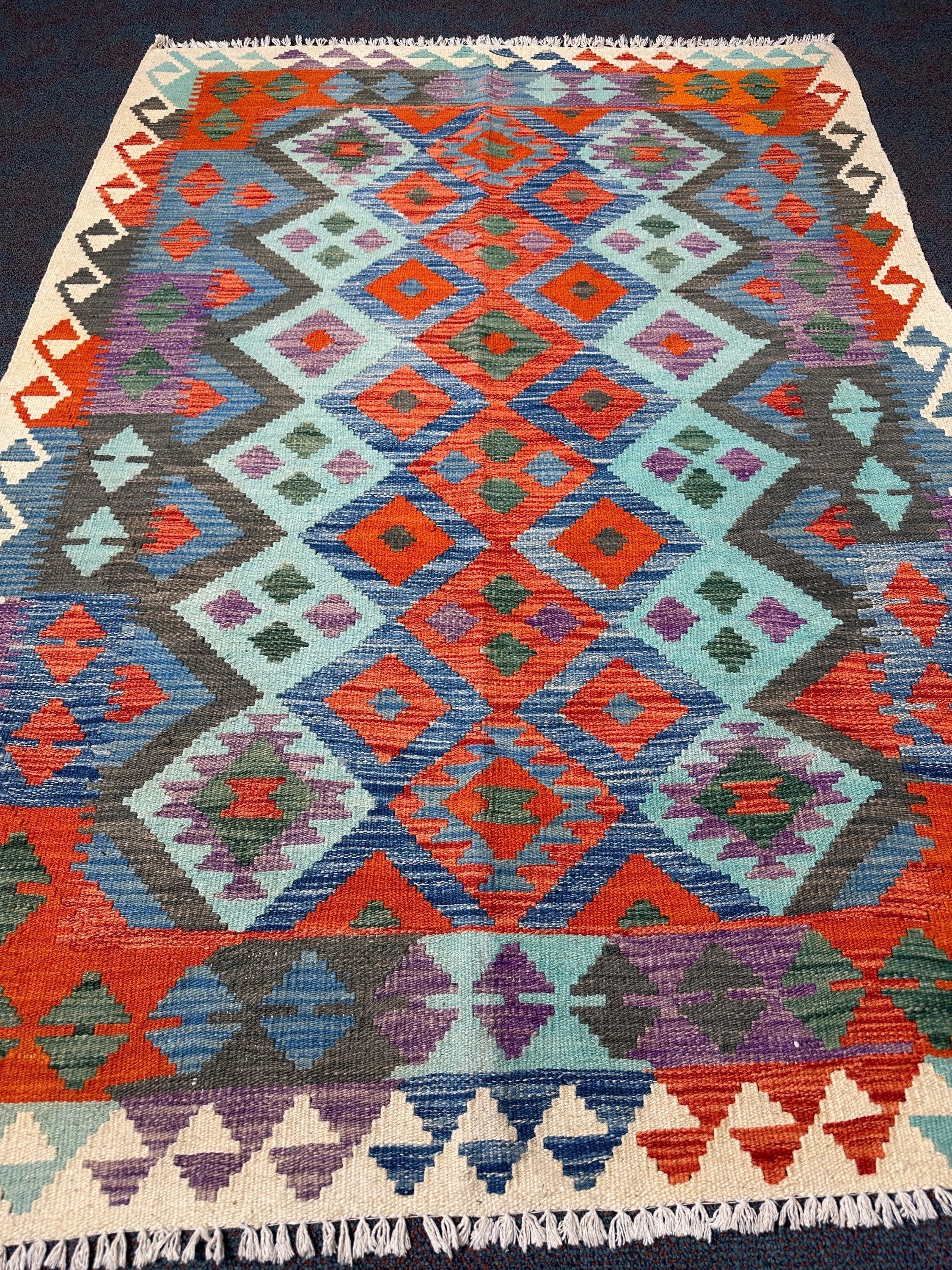 Chobi Kilim Rug - 178 cm x 124 cm