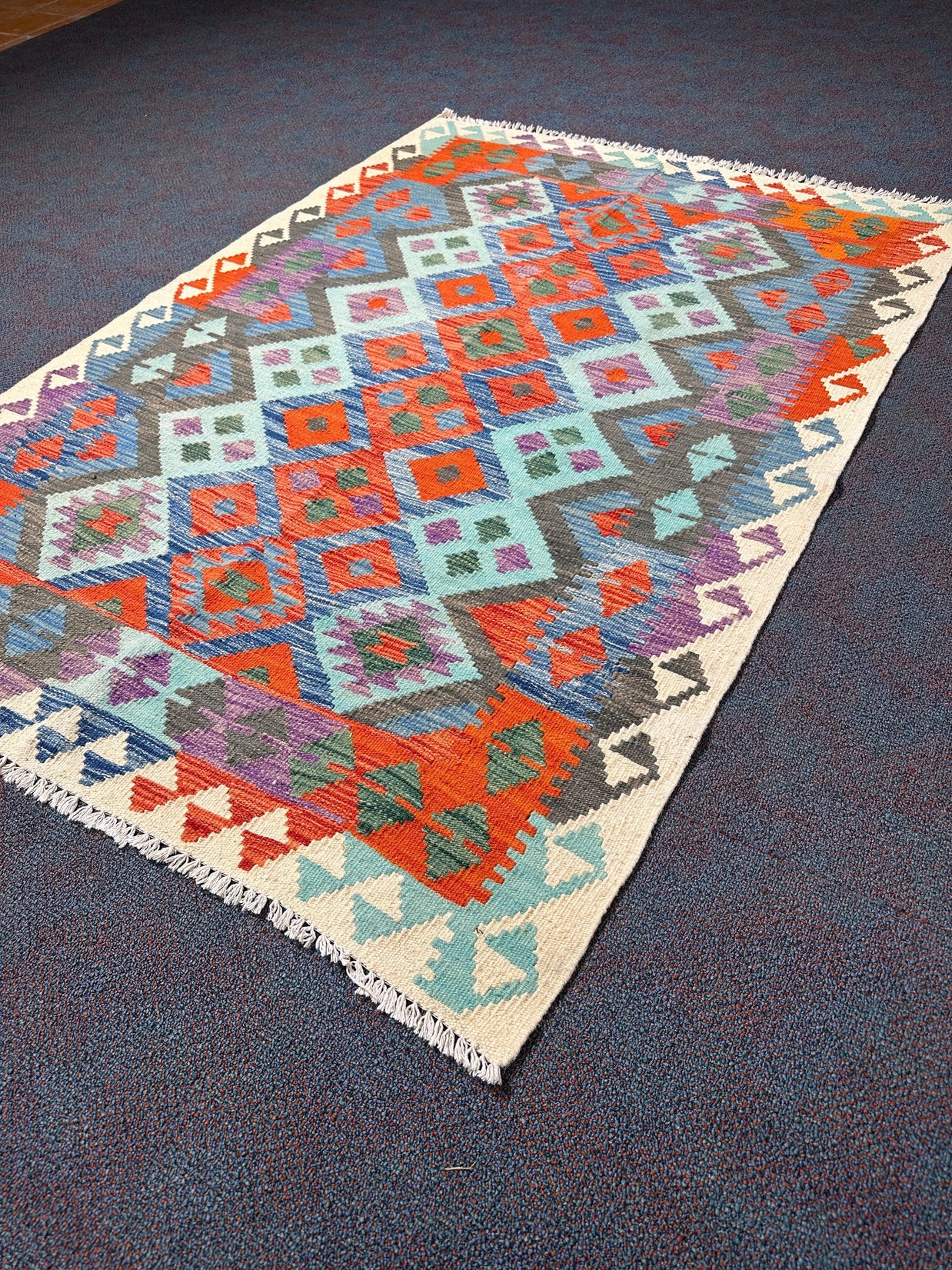Chobi Kilim Rug - 178 cm x 124 cm