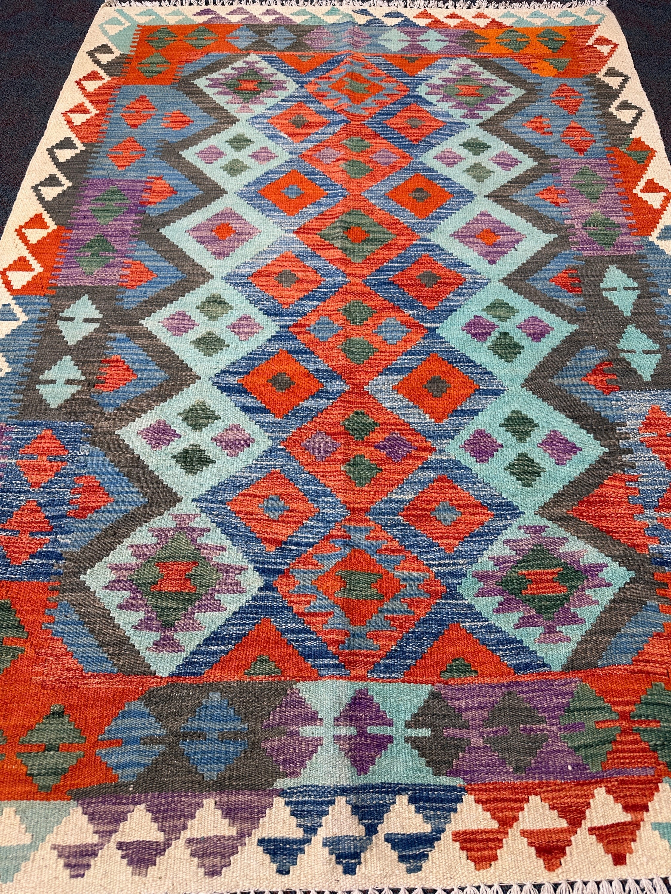 Chobi Kilim Rug - 178 cm x 124 cm