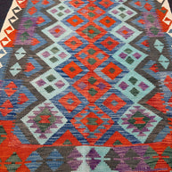 Chobi Kilim Rug - 178 cm x 124 cm
