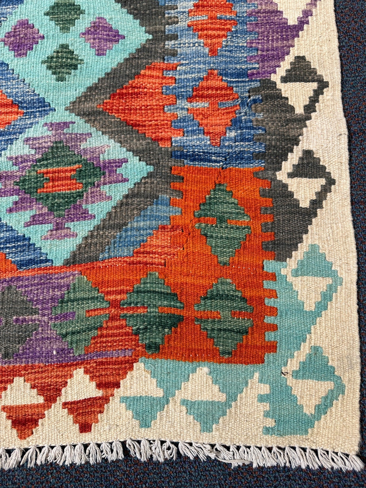 Chobi Kilim Rug - 178 cm x 124 cm