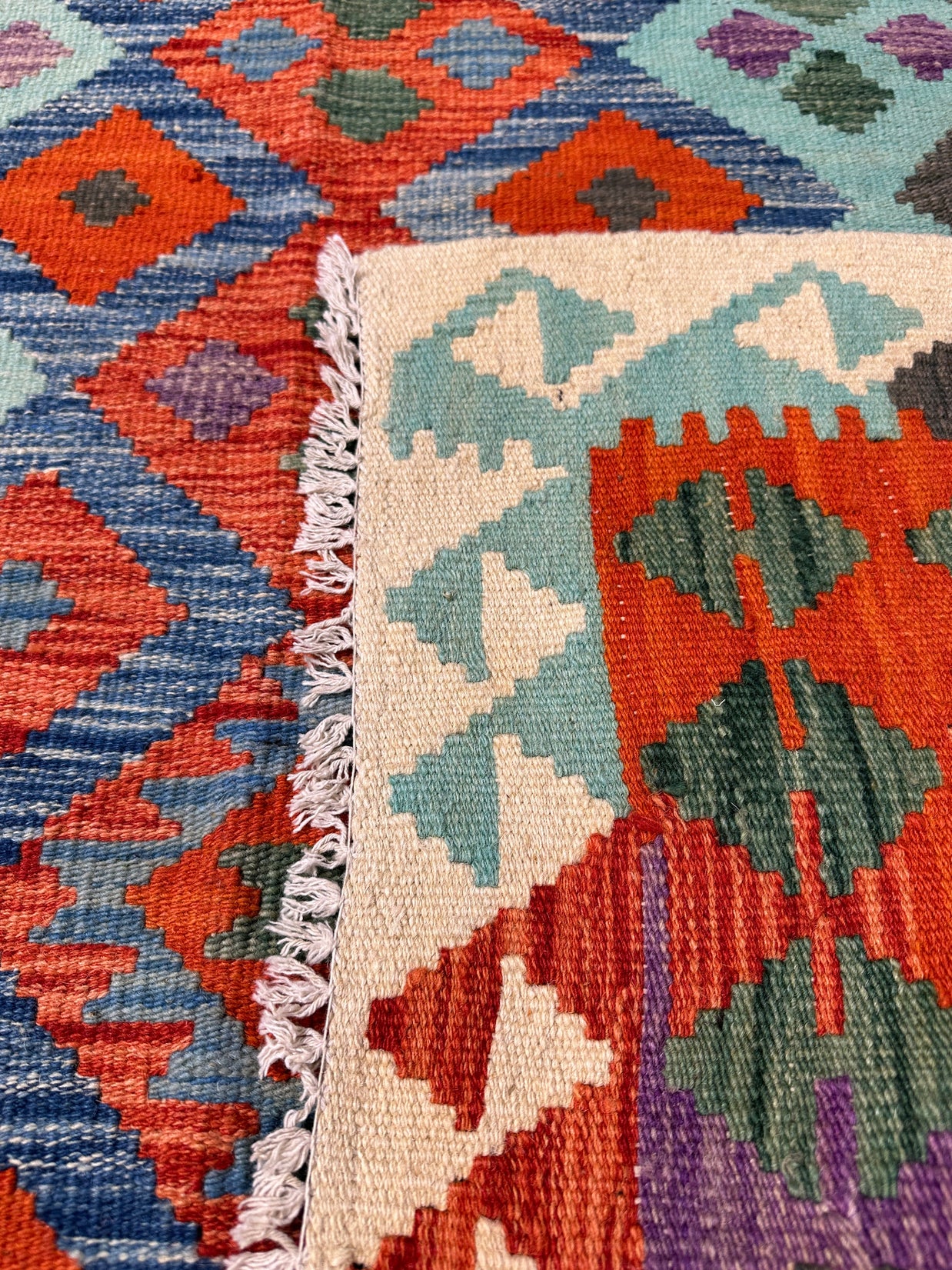 Chobi Kilim Rug - 178 cm x 124 cm