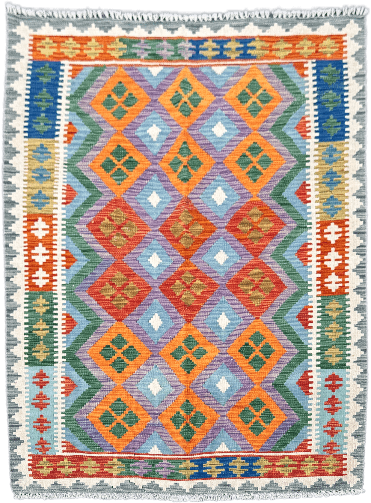 Chobi Kilim Rug - 176 cm x 130 cm