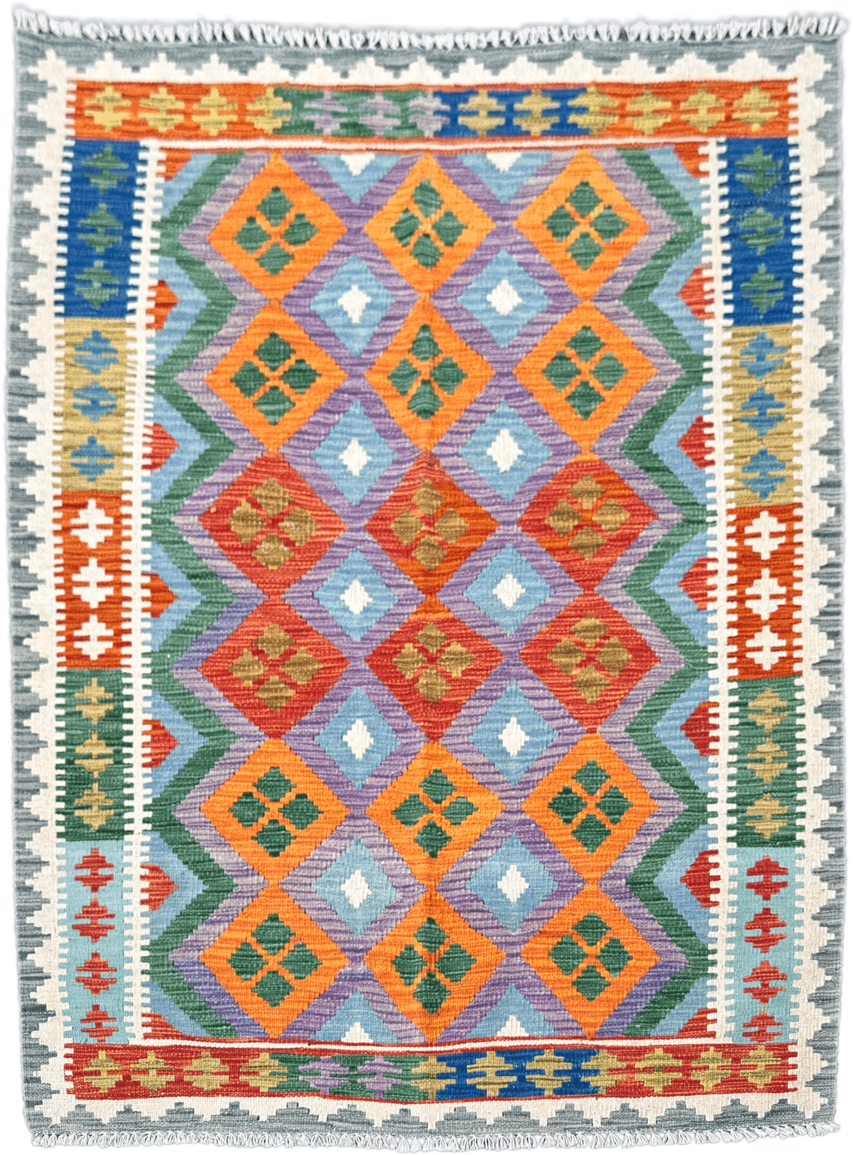Chobi Kilim Rug - 176 cm x 130 cm