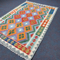 Chobi Kilim Rug - 176 cm x 130 cm