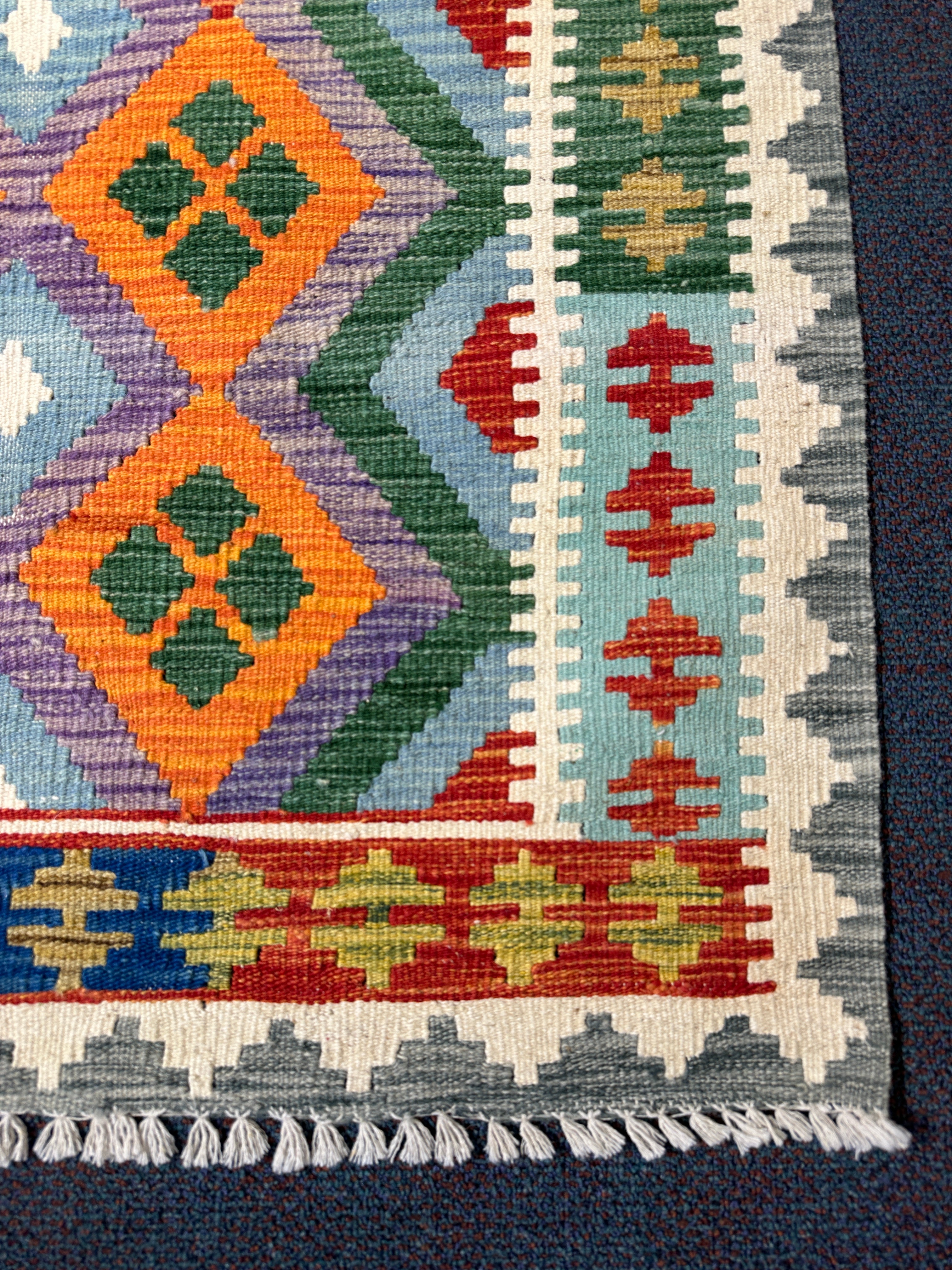 Chobi Kilim Rug - 176 cm x 130 cm