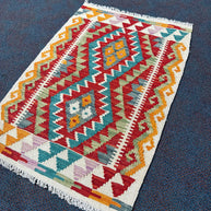 Chobi Kilim Rug - 87 cm x 61 cm