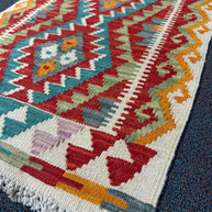 Chobi Kilim Rug - 87 cm x 61 cm