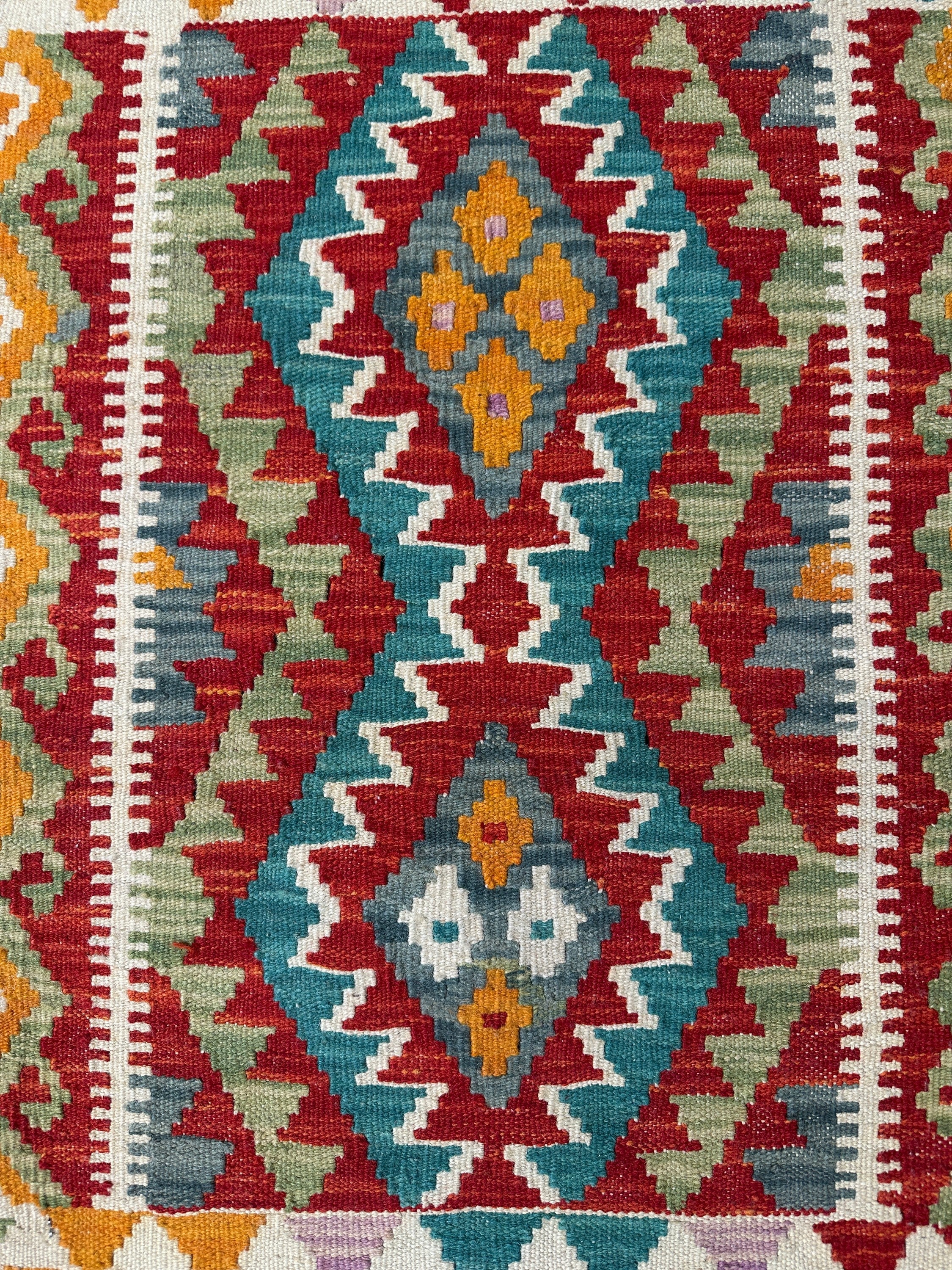 Chobi Kilim Rug - 87 cm x 61 cm