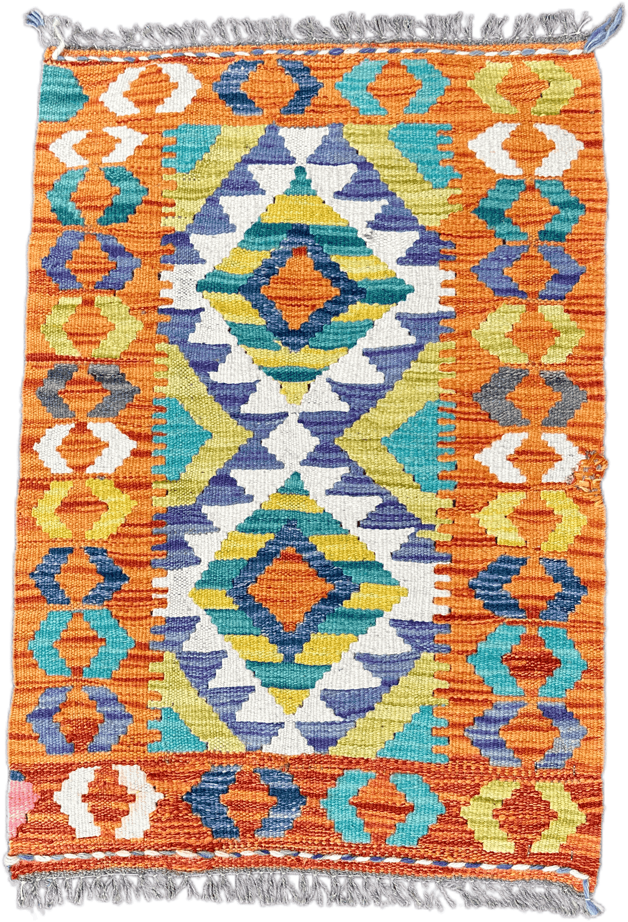 Chobi Kilim Rug - 80 cm x 55 cm