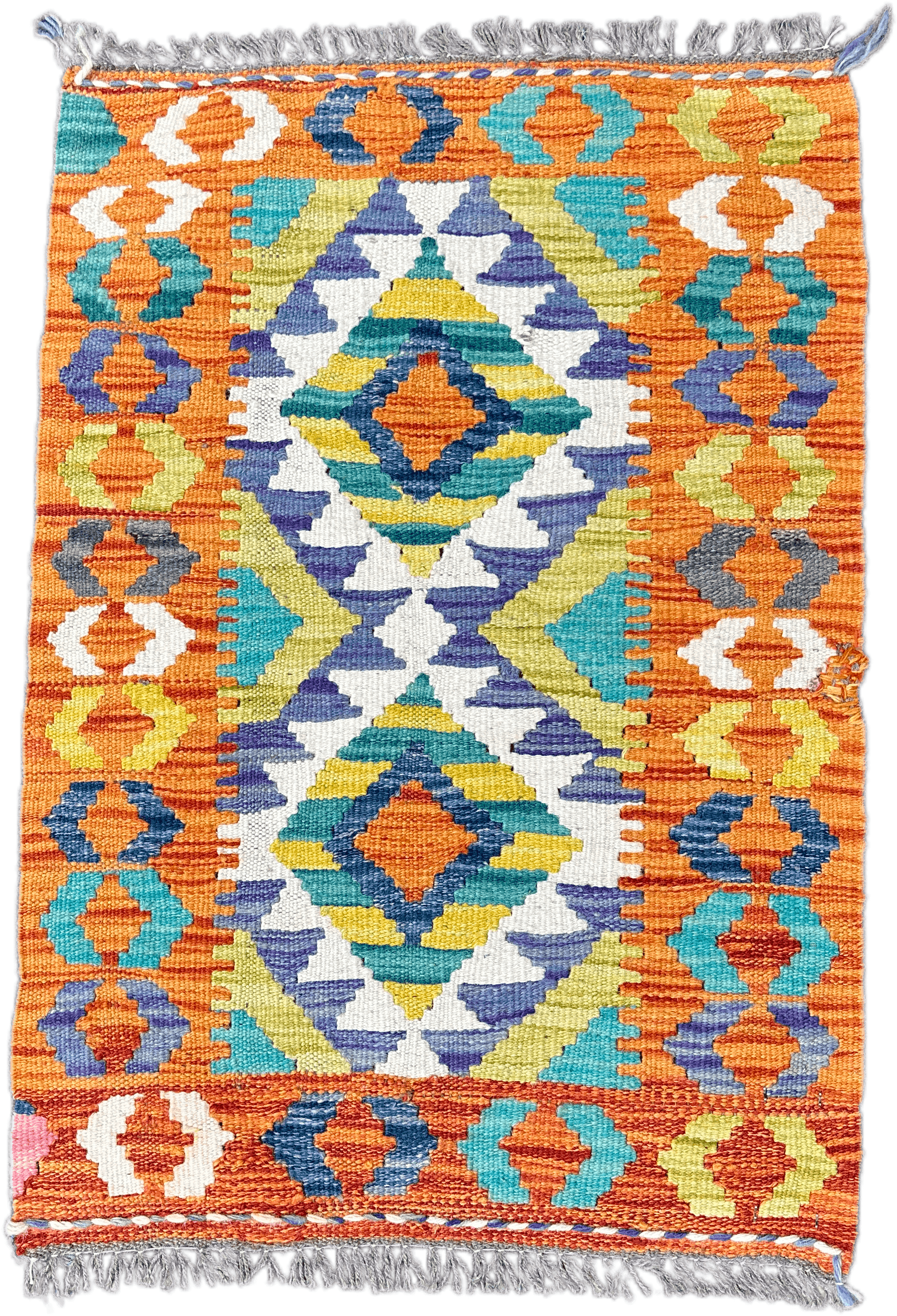 Chobi Kilim Rug - 80 cm x 55 cm