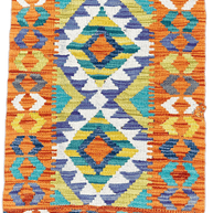 Chobi Kilim Rug - 80 cm x 55 cm