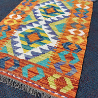 Chobi Kilim Rug - 80 cm x 55 cm