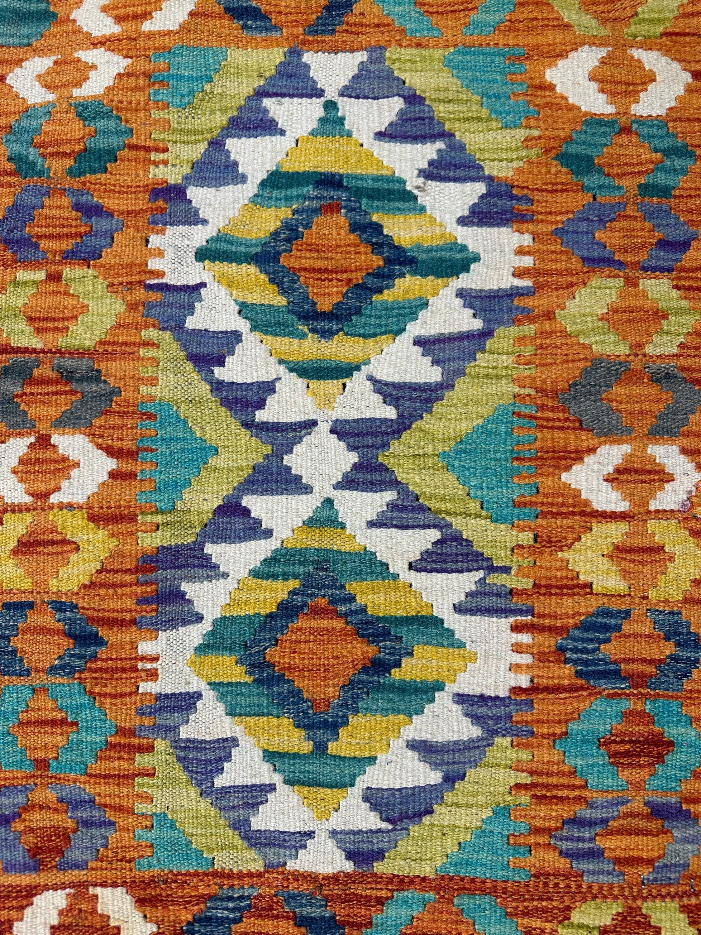 Chobi Kilim Rug - 80 cm x 55 cm
