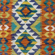 Chobi Kilim Rug - 80 cm x 55 cm