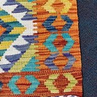 Chobi Kilim Rug - 80 cm x 55 cm