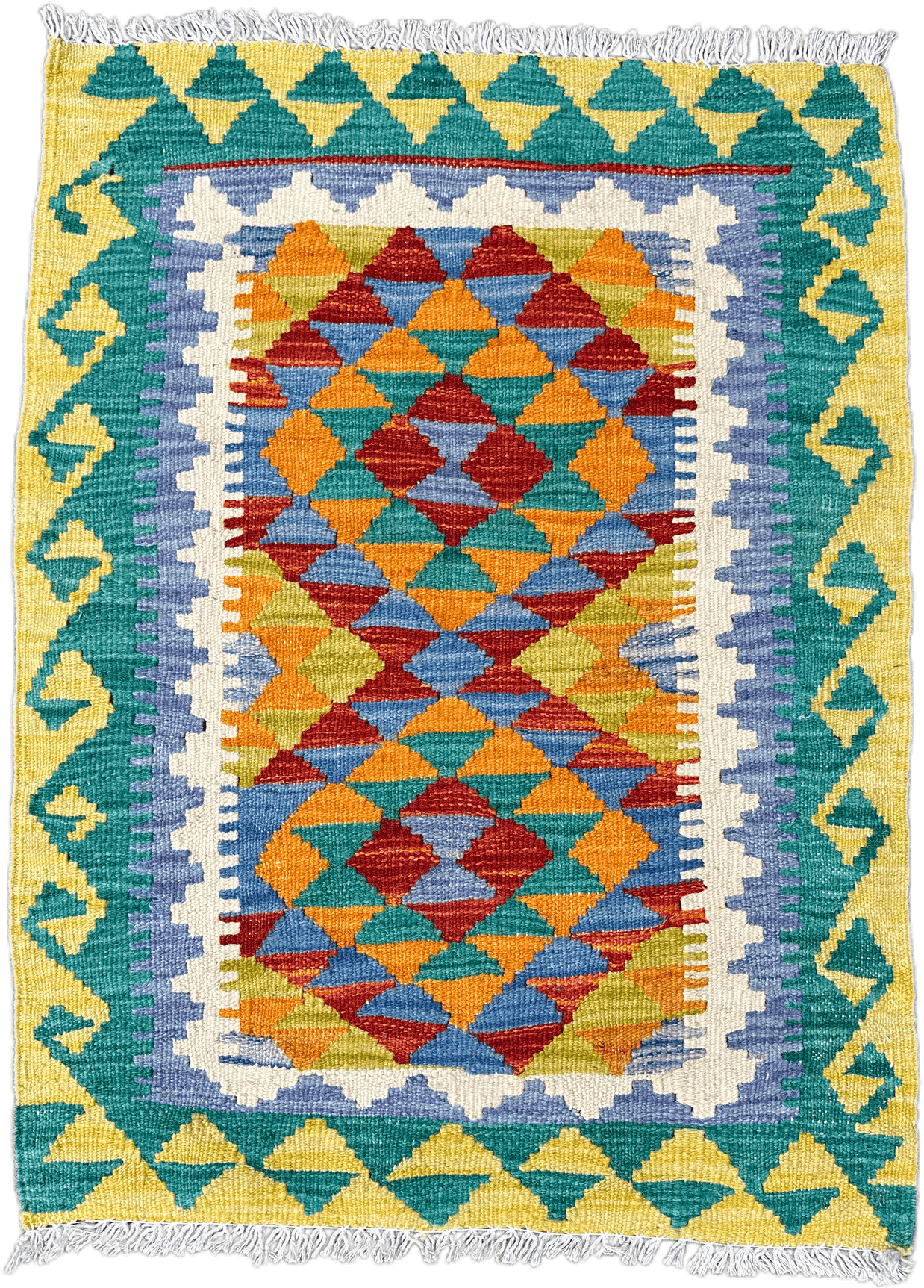 Chobi Kilim Rug - 85 cm x 65 cm