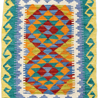Chobi Kilim Rug - 85 cm x 65 cm