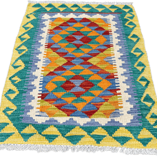 Chobi Kilim Rug - 85 cm x 65 cm