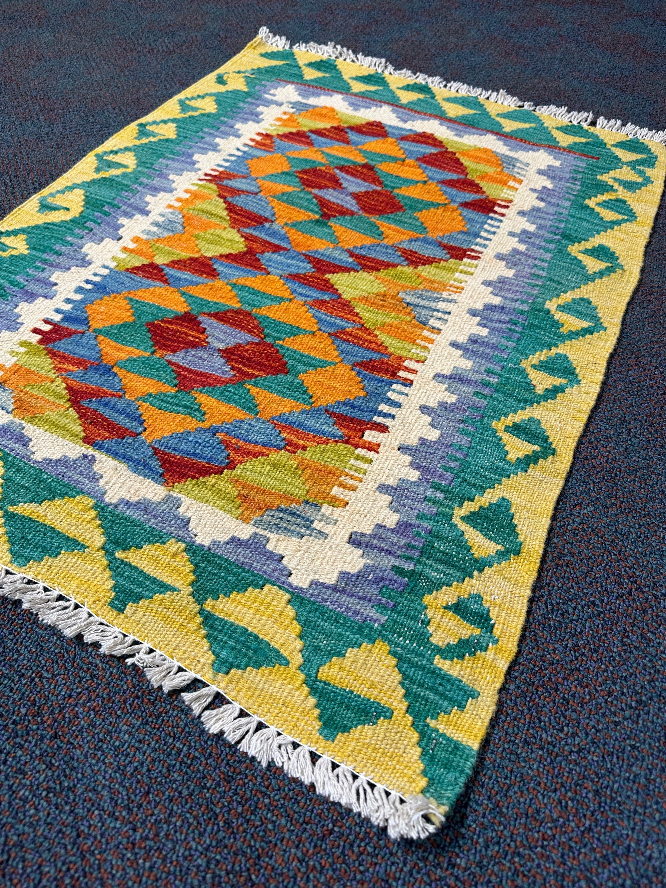 Chobi Kilim Rug - 85 cm x 65 cm