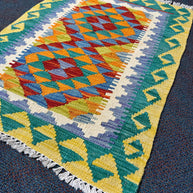 Chobi Kilim Rug - 85 cm x 65 cm