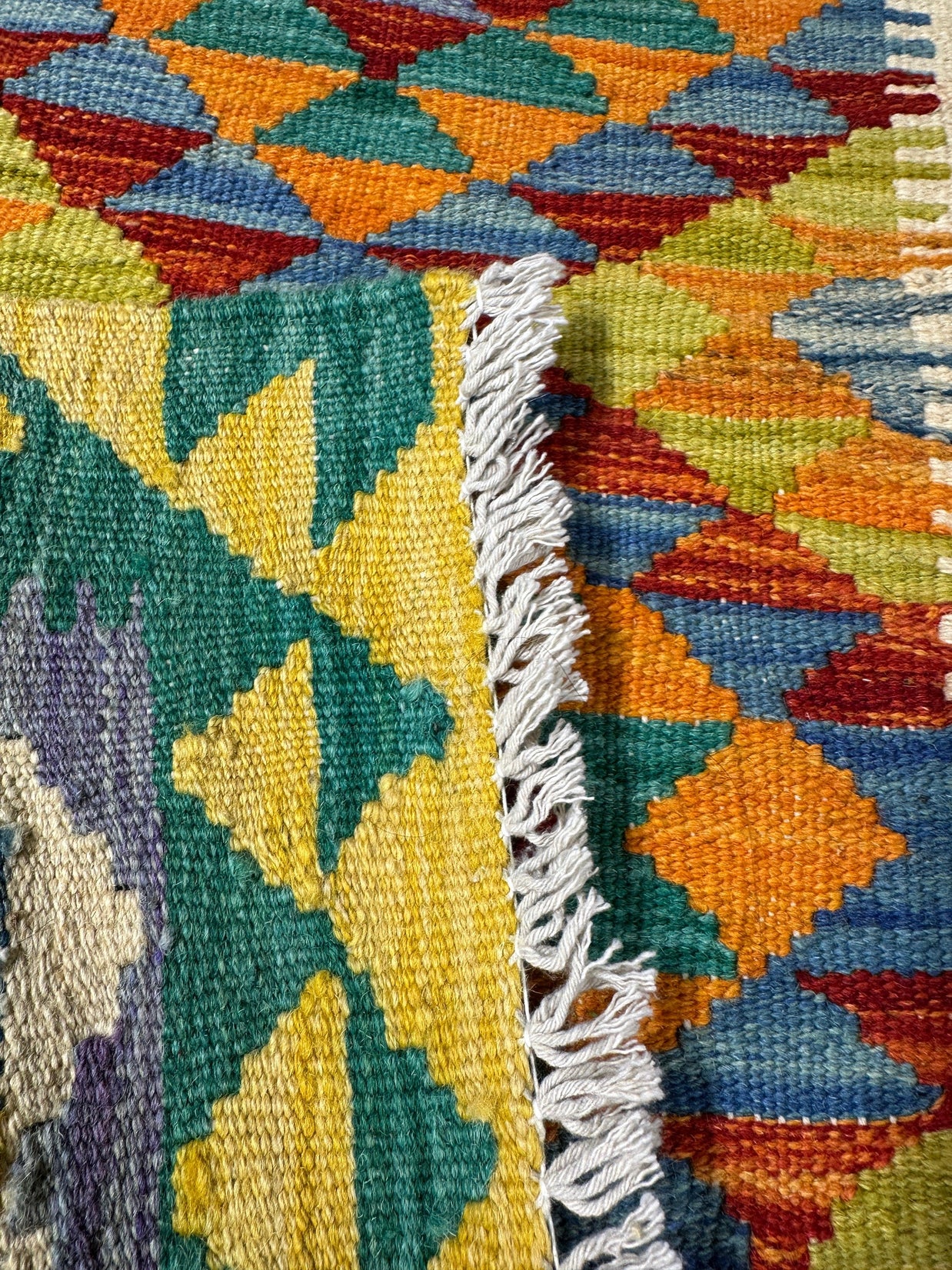 Chobi Kilim Rug - 85 cm x 65 cm