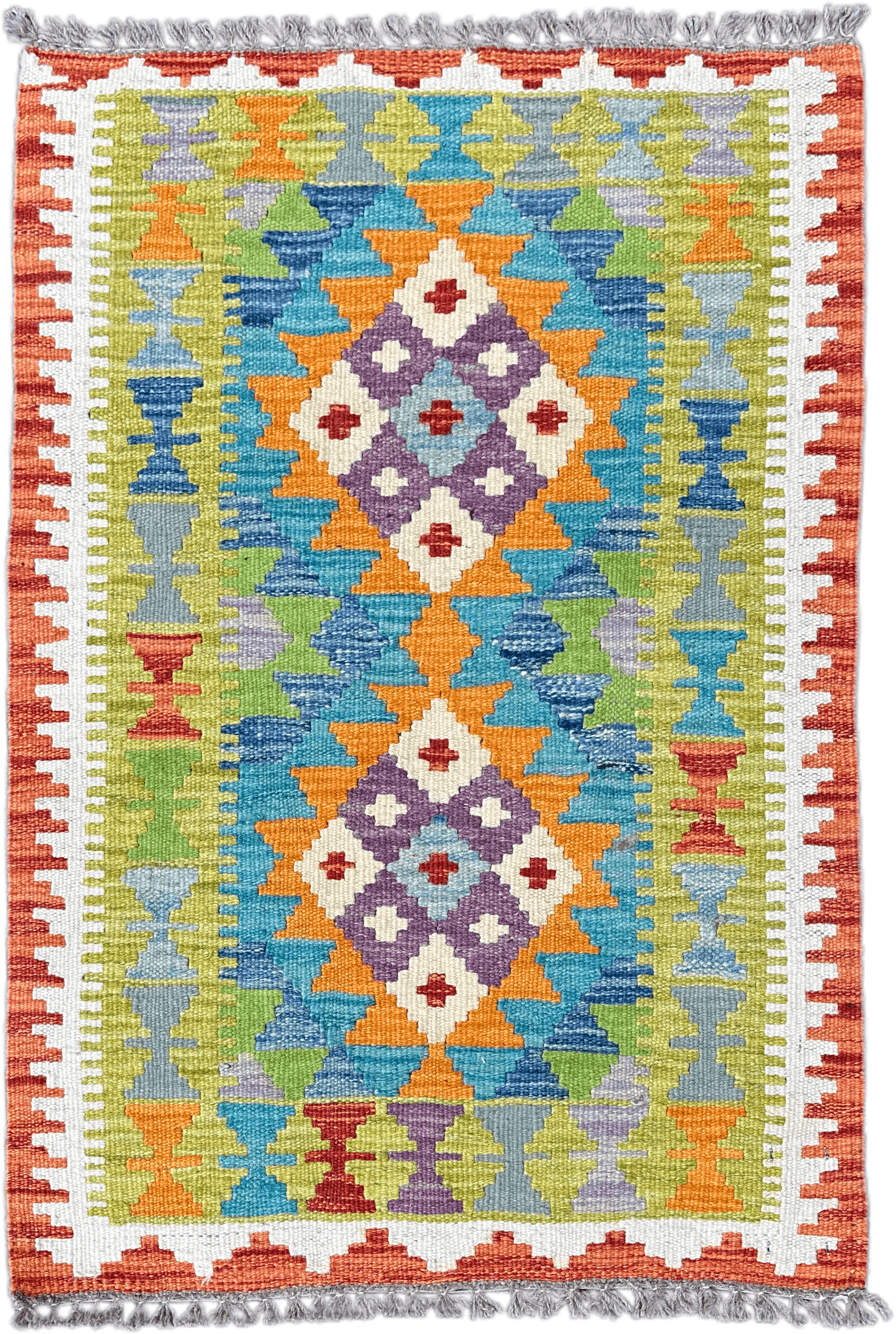 Chobi Kilim Rug - 86 cm x 58 cm
