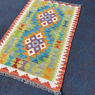 Chobi Kilim Rug - 86 cm x 58 cm