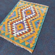 Chobi Kilim Rug - 81 cm x 60 cm