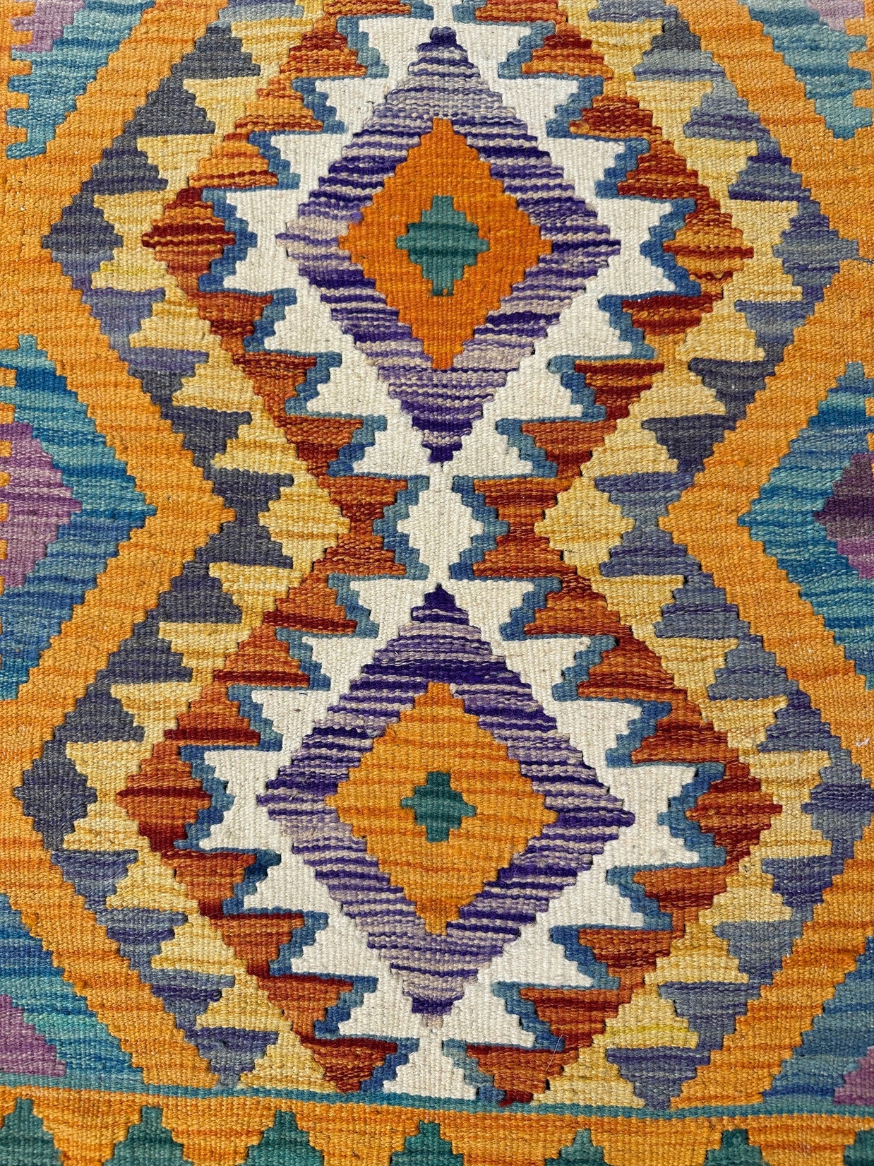 Chobi Kilim Rug - 81 cm x 60 cm