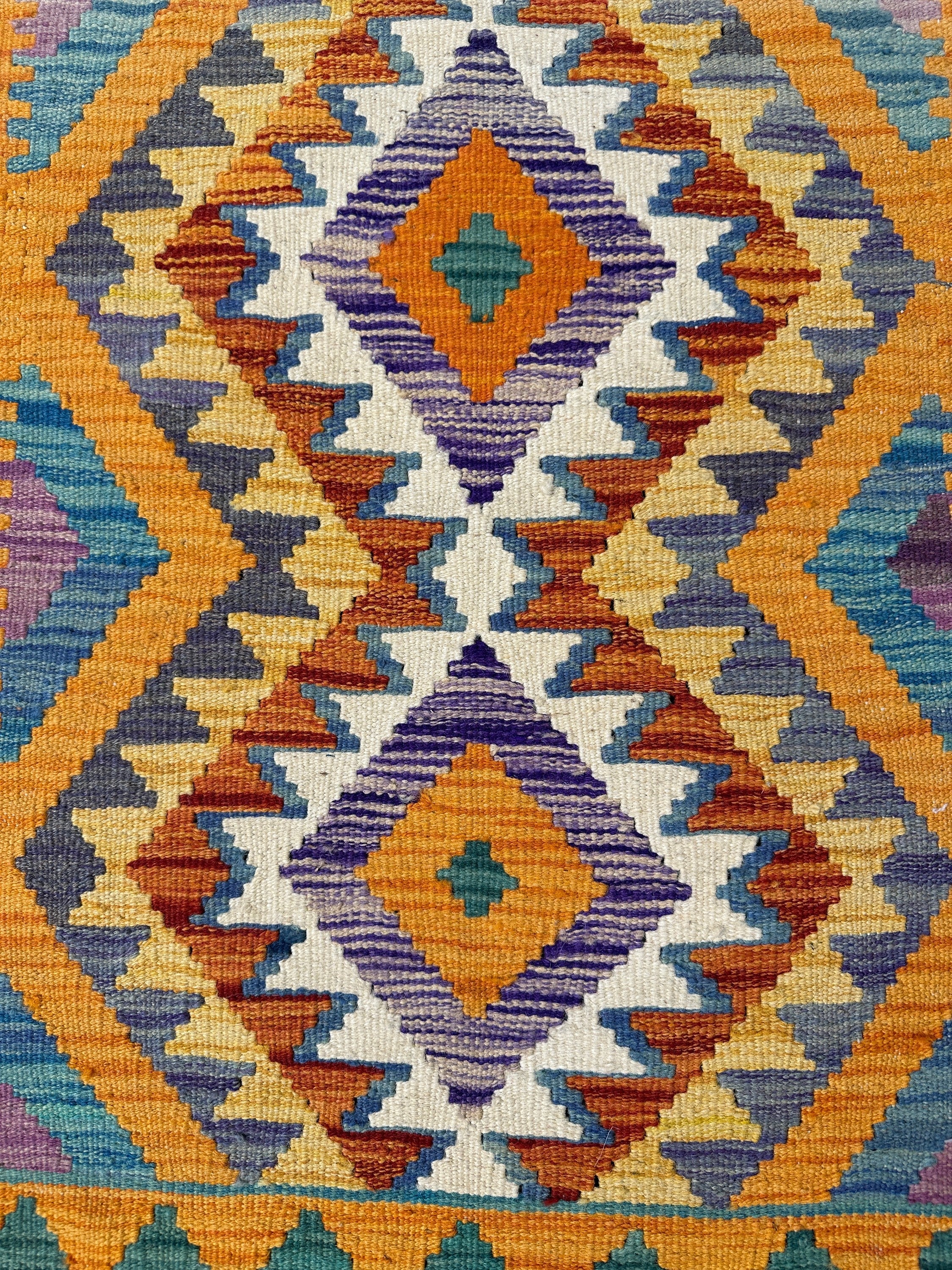 Chobi Kilim Rug - 81 cm x 60 cm