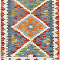 Chobi Kilim Rug - 71 cm x 56 cm