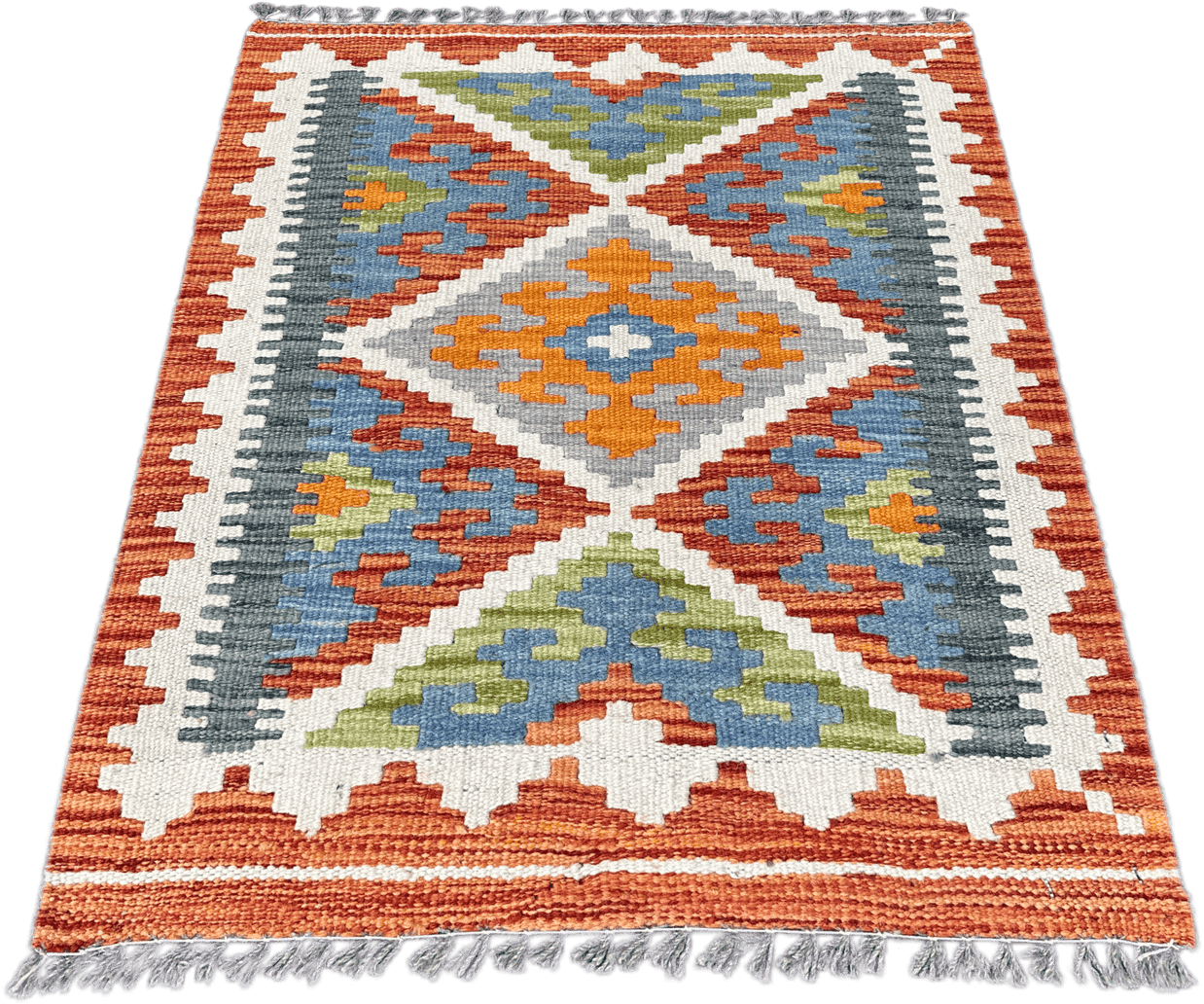 Chobi Kilim Rug - 71 cm x 56 cm