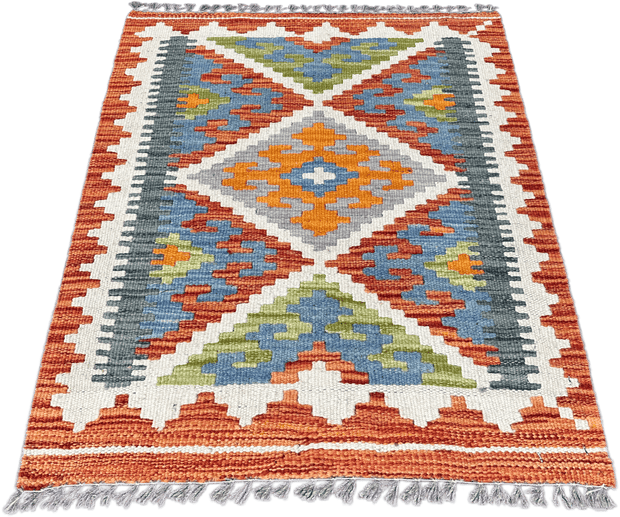 Chobi Kilim Rug - 71 cm x 56 cm