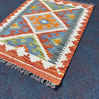 Chobi Kilim Rug - 71 cm x 56 cm