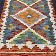 Chobi Kilim Rug - 71 cm x 56 cm