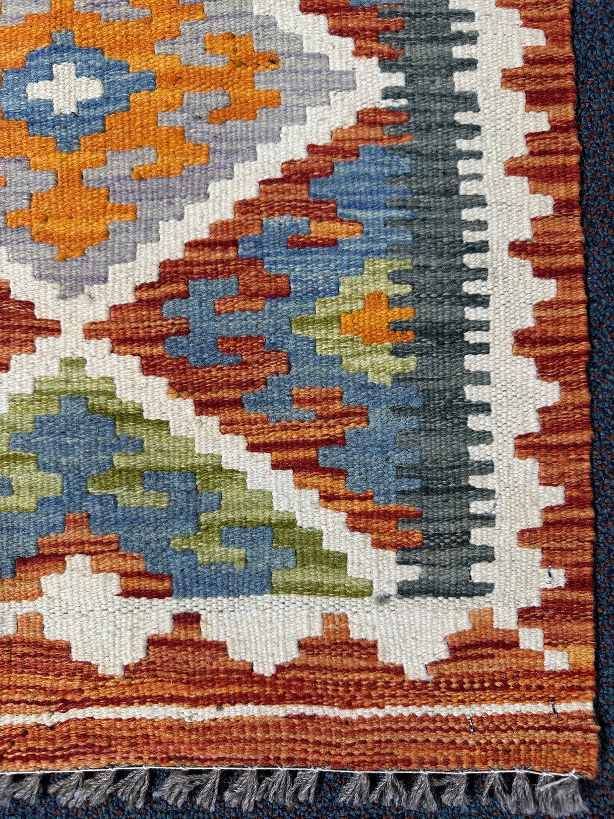 Chobi Kilim Rug - 71 cm x 56 cm