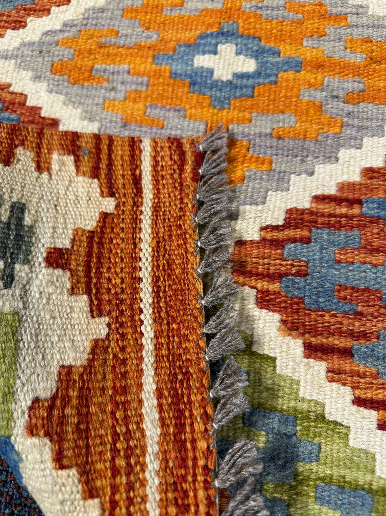 Chobi Kilim Rug - 71 cm x 56 cm
