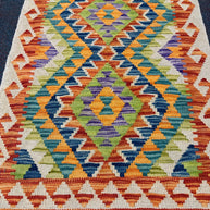 Chobi Kilim Rug - 87 cm x 60 cm